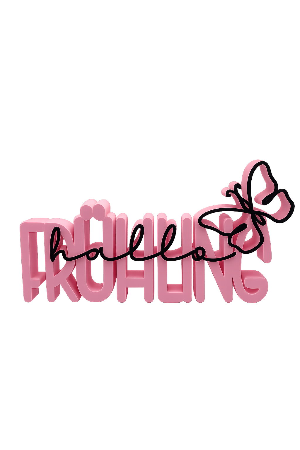 Hallo Frühling Schmetterling