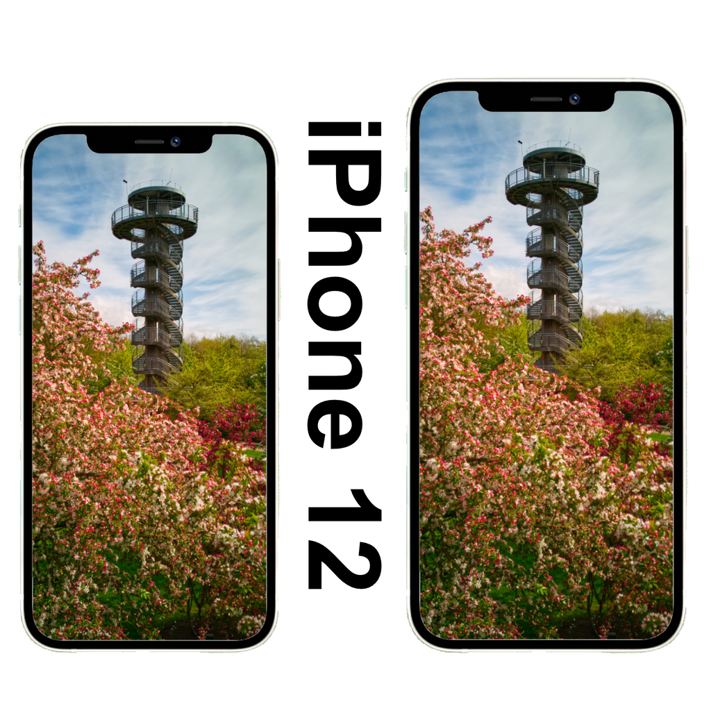 Aussichtsturm Zierapfel Nah Park der Gärten Wallpaper iPhone