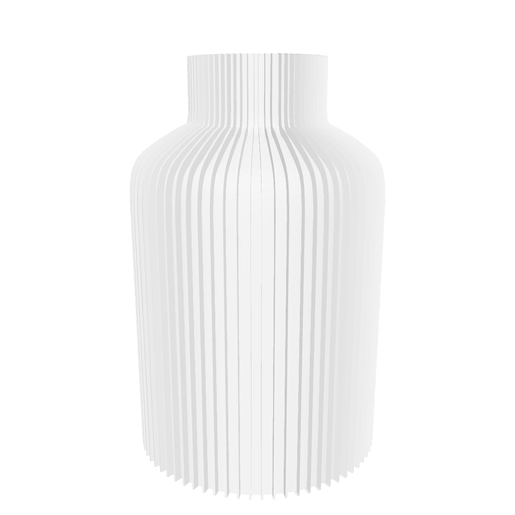 Frühlingsvase Gerillt aus PLA